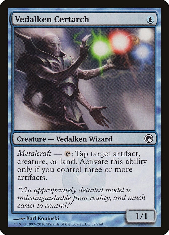 Vedalken Certarch (52) (Scars of Mirrodin)