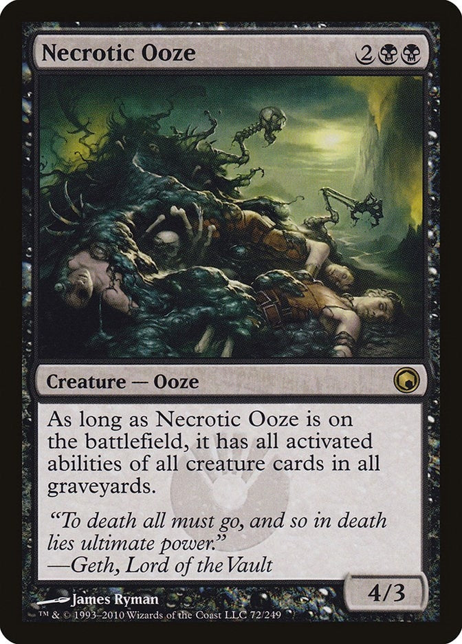Necrotic Ooze (72) (Scars of Mirrodin)