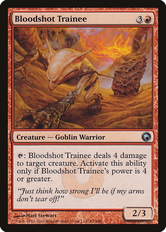 Bloodshot Trainee (85) (Scars of Mirrodin)