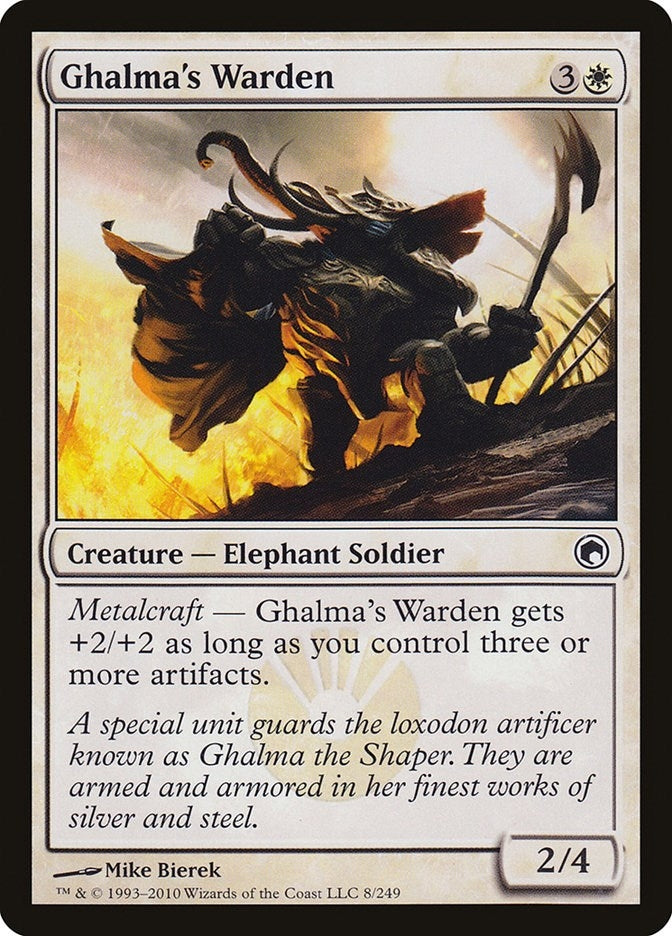 Ghalma's Warden (8) (Scars of Mirrodin)