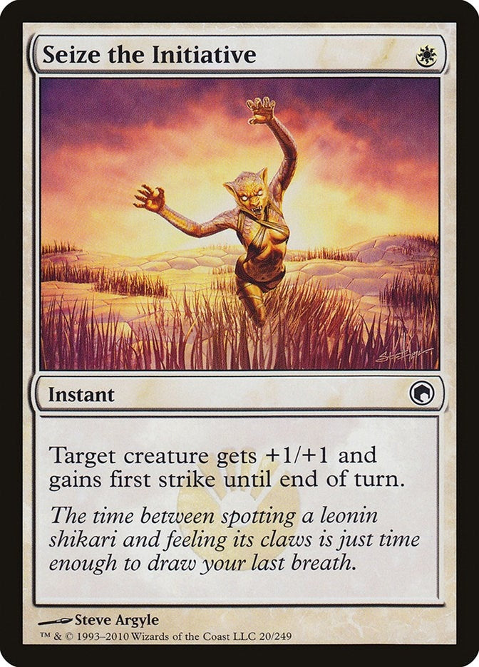 Seize the Initiative (20) (Scars of Mirrodin)