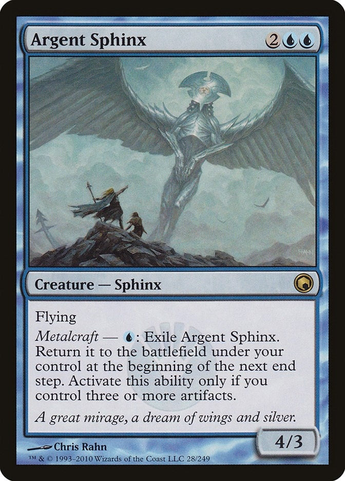 Argent Sphinx (28) (Scars of Mirrodin)