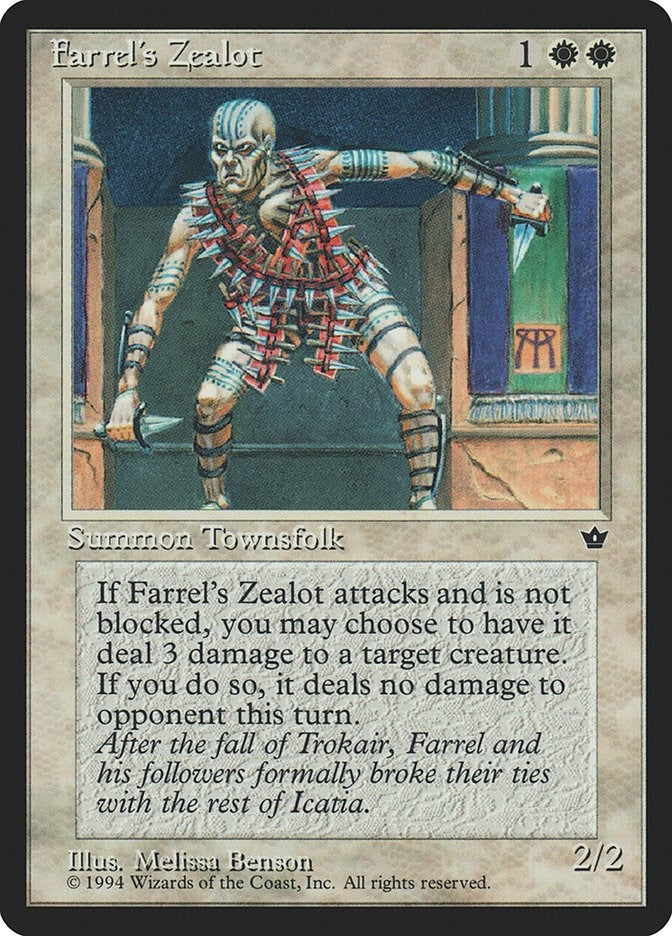 Farrel's Zealot (Benson) (Fallen Empires)