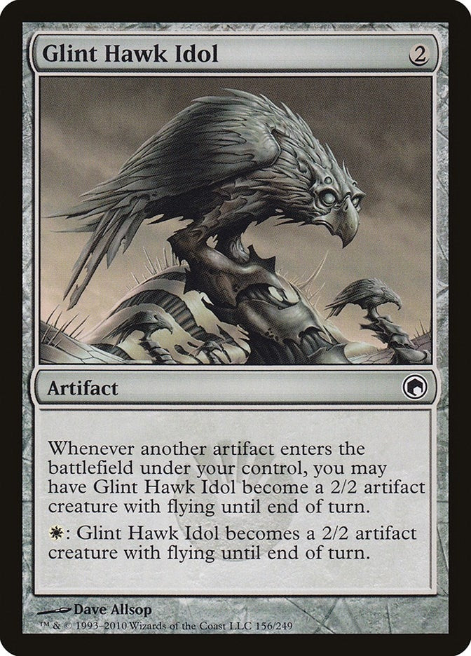 Glint Hawk Idol (156) (Scars of Mirrodin)