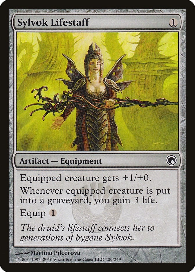 Sylvok Lifestaff (209) (Scars of Mirrodin)