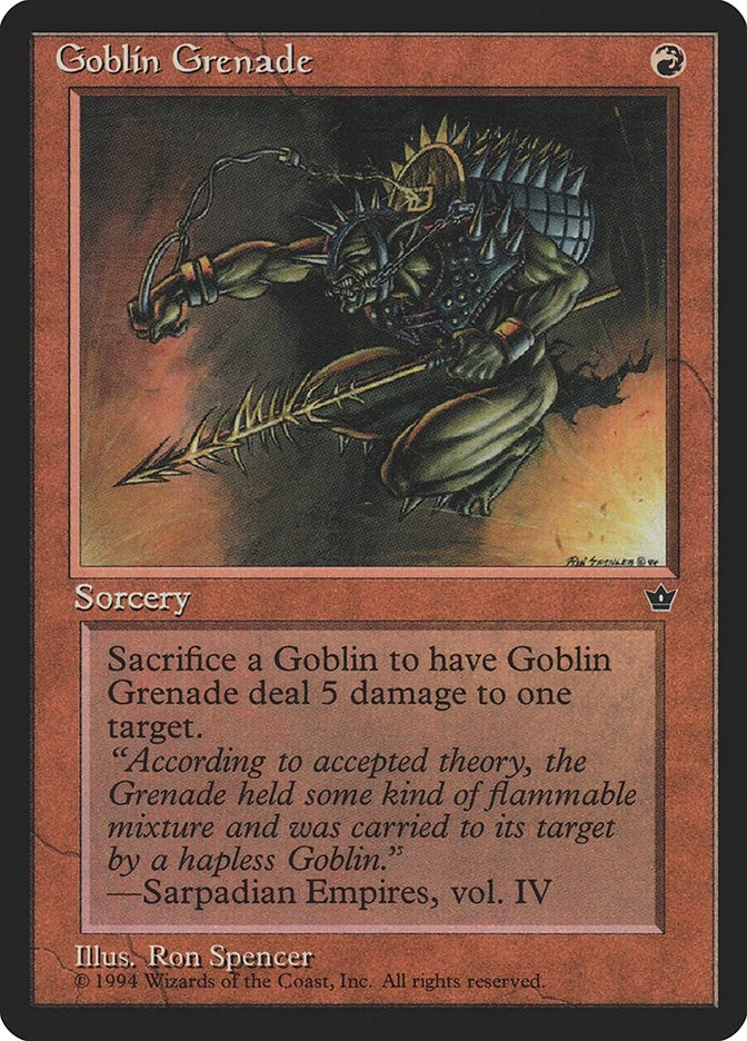 Goblin Grenade (Spencer) (Fallen Empires)