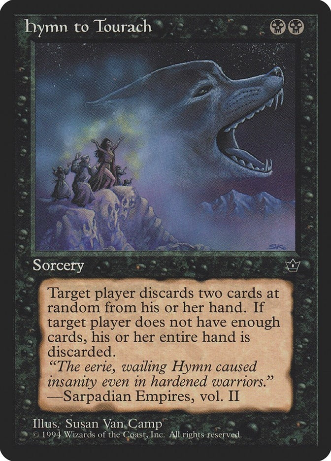 Hymn to Tourach (Van Camp) (Fallen Empires)