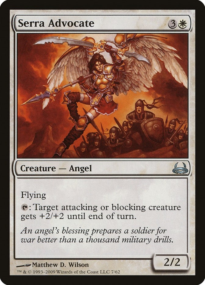 Serra Advocate (7) (Duel Decks: Divine vs. Demonic)