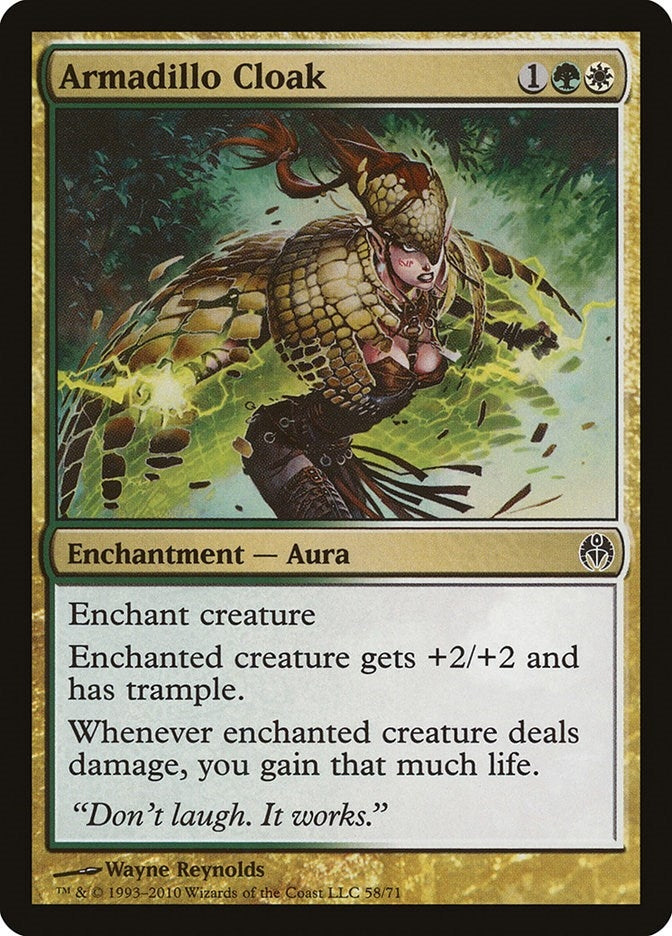 Armadillo Cloak (58) (Duel Decks: Phyrexia vs. the Coalition)