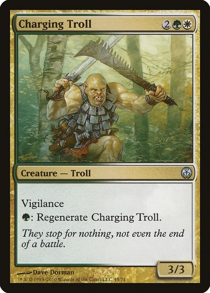 Charging Troll (45) (Duel Decks: Phyrexia vs. the Coalition)