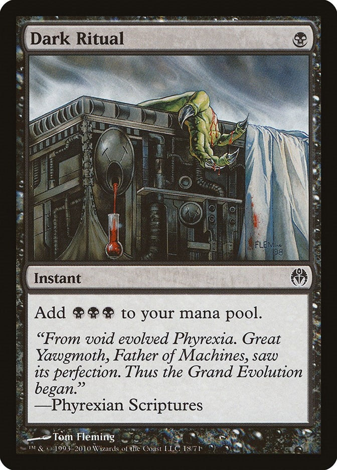 Dark Ritual (18) (Duel Decks: Phyrexia vs. the Coalition)