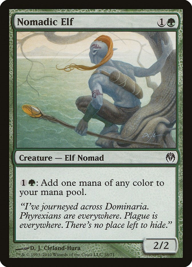 Nomadic Elf (38) (Duel Decks: Phyrexia vs. the Coalition)