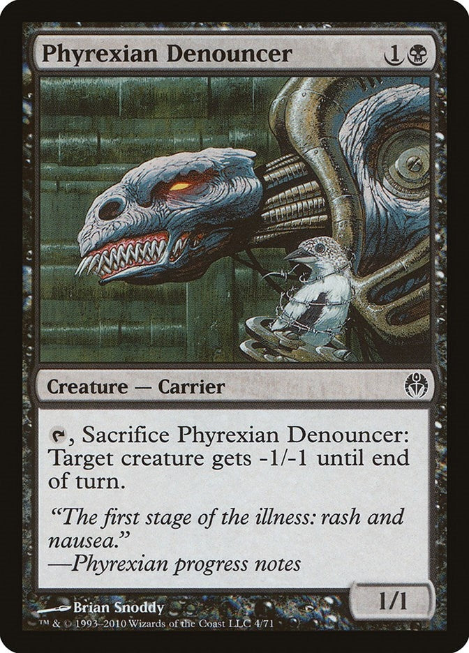 Phyrexian Denouncer (4) (Duel Decks: Phyrexia vs. the Coalition)