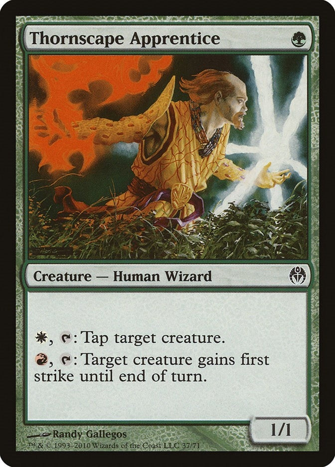 Thornscape Apprentice (37) (Duel Decks: Phyrexia vs. the Coalition)