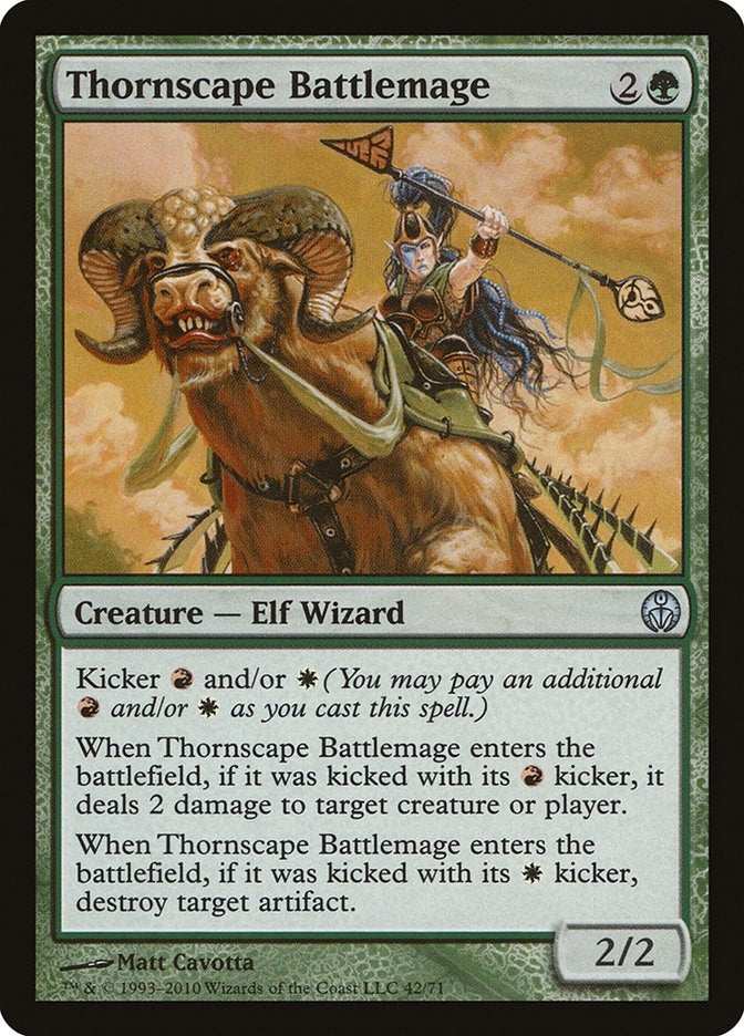 Thornscape Battlemage (42) (Duel Decks: Phyrexia vs. the Coalition)