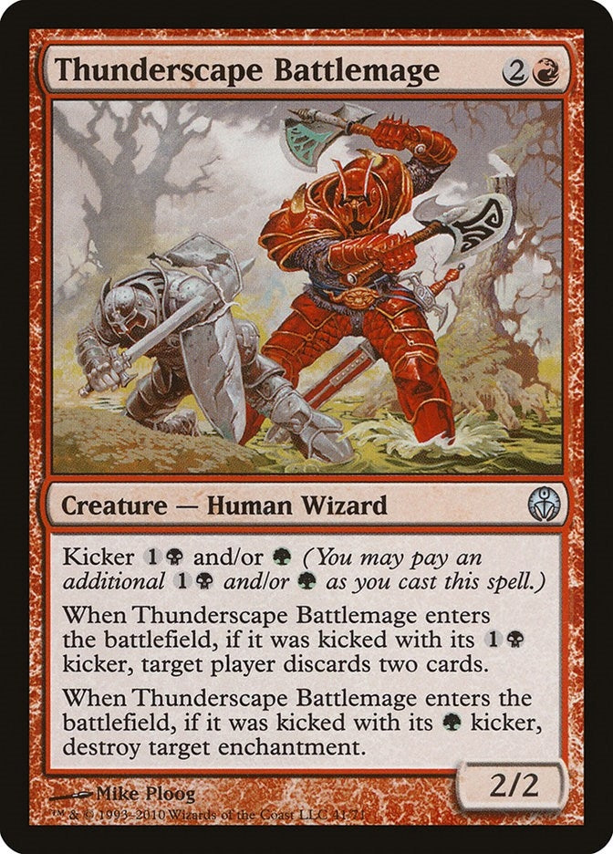 Thunderscape Battlemage (41) (Duel Decks: Phyrexia vs. the Coalition)
