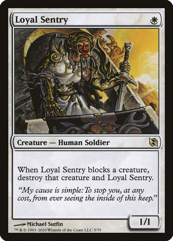 Loyal Sentry (5) (Duel Decks: Elspeth vs. Tezzeret)