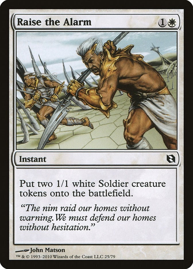 Raise the Alarm (25) (Duel Decks: Elspeth vs. Tezzeret)