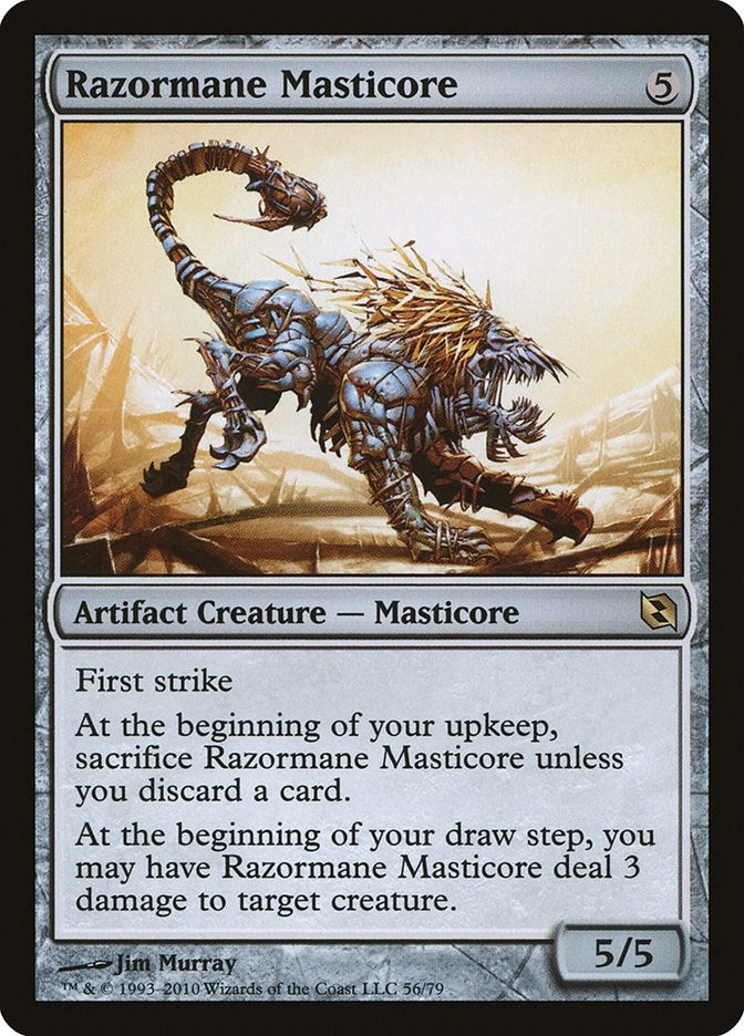Razormane Masticore (56) (Duel Decks: Elspeth vs. Tezzeret)