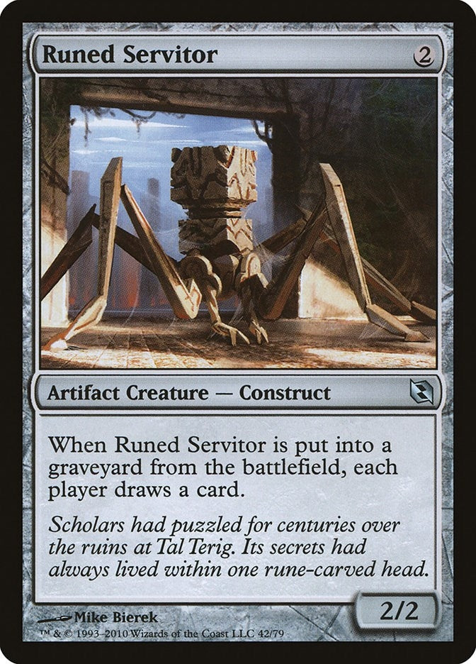 Runed Servitor (42) (Duel Decks: Elspeth vs. Tezzeret)