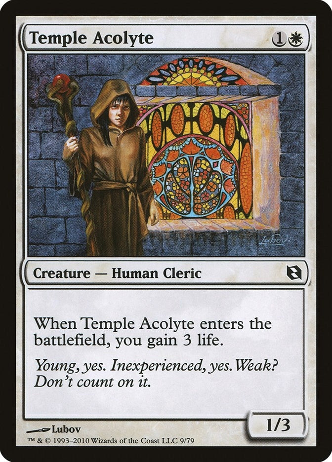 Temple Acolyte (9) (Duel Decks: Elspeth vs. Tezzeret)