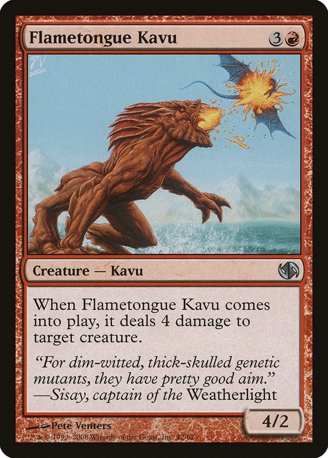 Flametongue Kavu (42) (Duel Decks: Jace vs. Chandra)