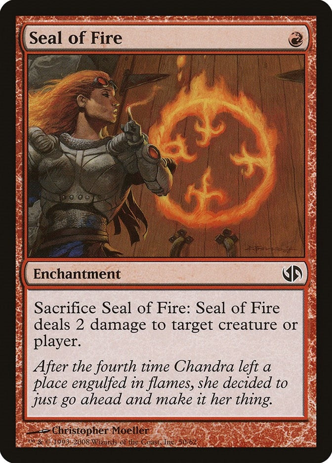 Seal of Fire (50) (Duel Decks: Jace vs. Chandra)