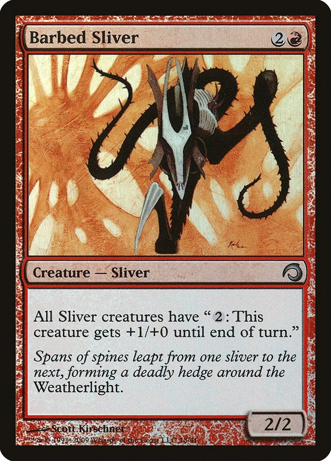 Barbed Sliver (18) (Premium Deck Series: Slivers)