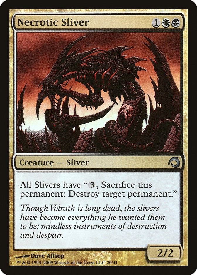 Necrotic Sliver (20) (Premium Deck Series: Slivers)