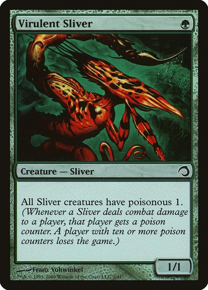 Virulent Sliver (2) (Premium Deck Series: Slivers)