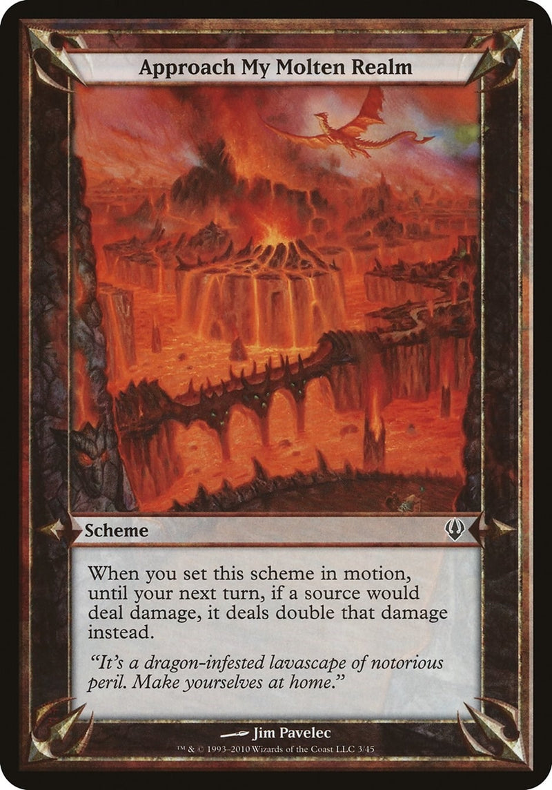 Approach My Molten Realm (Archenemy) (Oversize Cards)