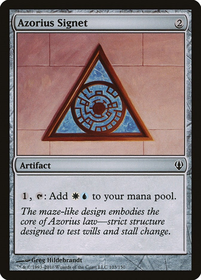 Azorius Signet (103) (Archenemy)