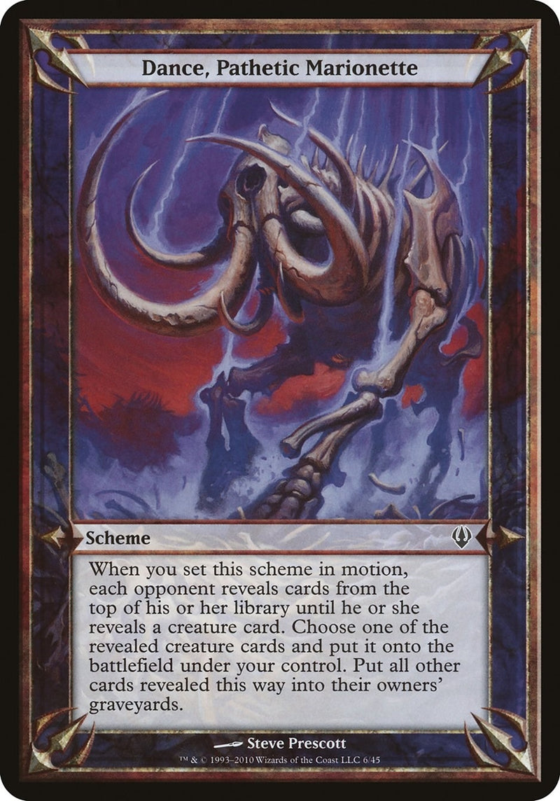 Dance, Pathetic Marionette (Archenemy) (Oversize Cards)