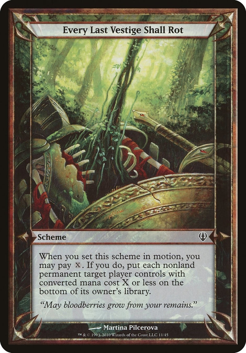 Every Last Vestige Shall Rot (Archenemy) (Oversize Cards)