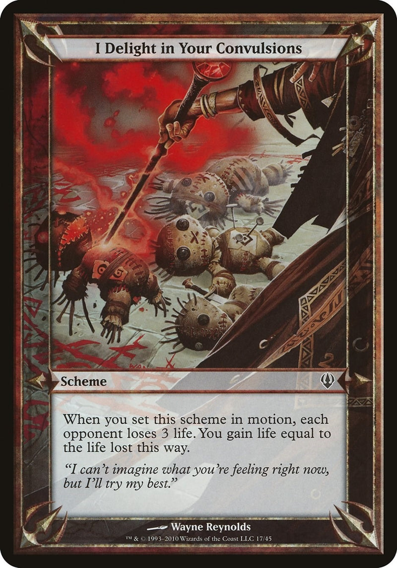 I Delight in Your Convulsions (Archenemy) (Oversize Cards)