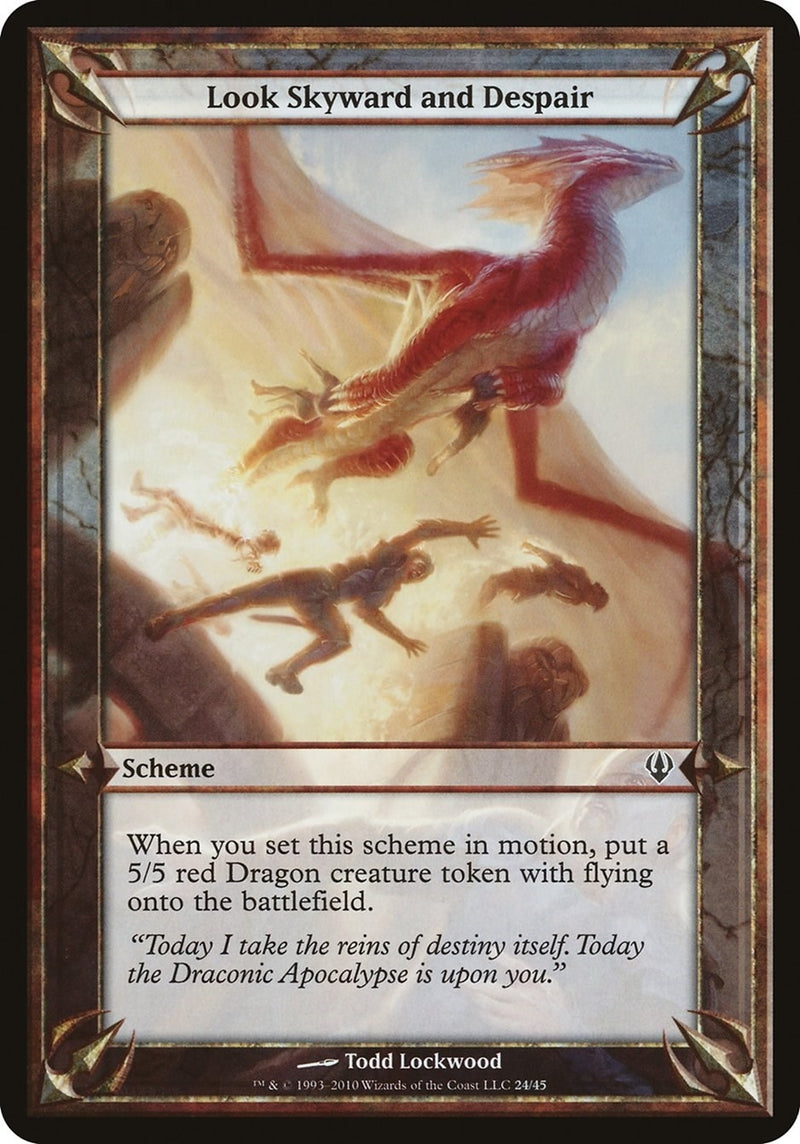 Look Skyward and Despair (Archenemy) (Oversize Cards)