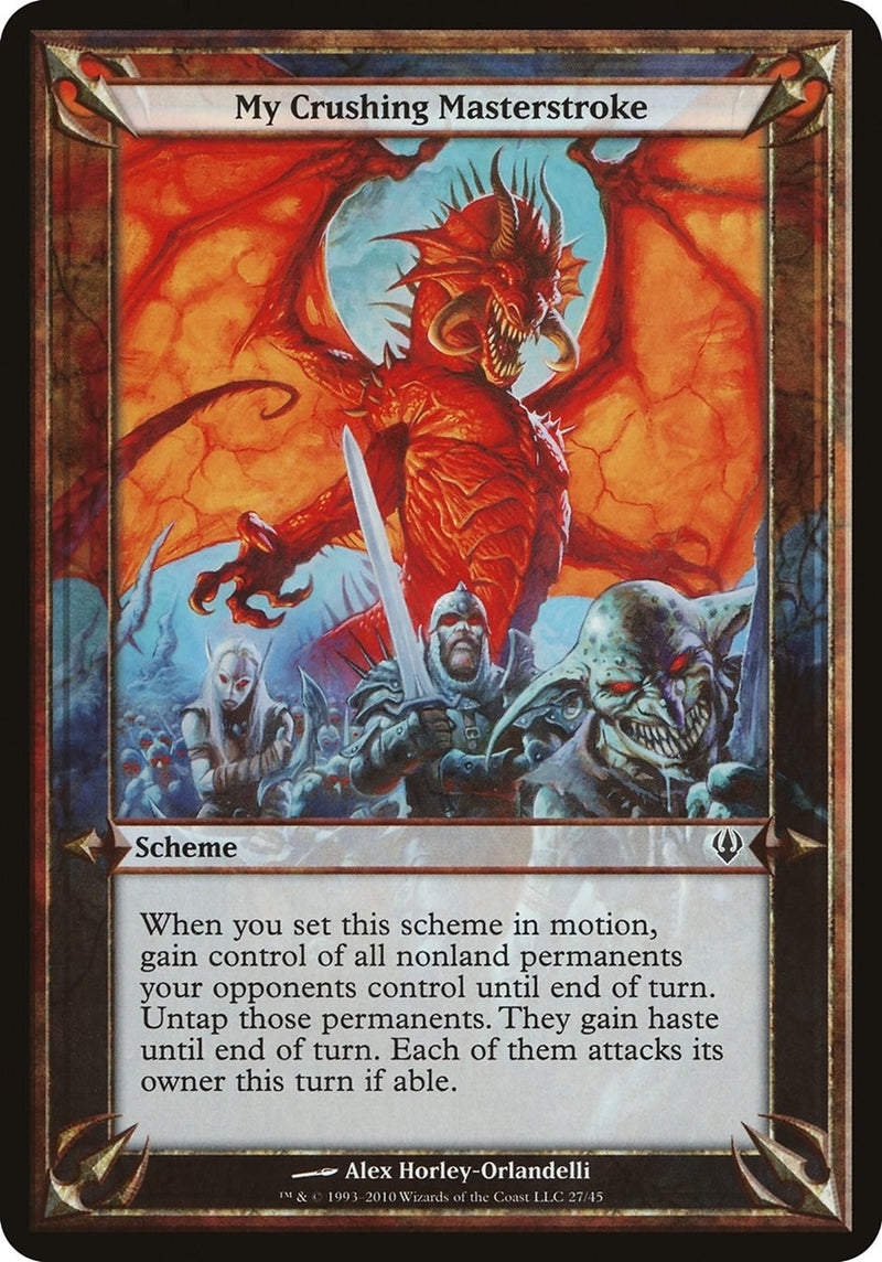 My Crushing Masterstroke (Archenemy) (Oversize Cards)