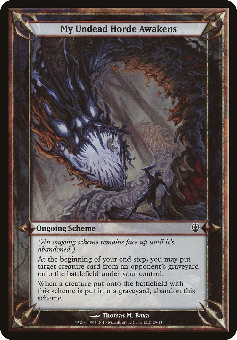 My Undead Horde Awakens (Archenemy) (Oversize Cards)
