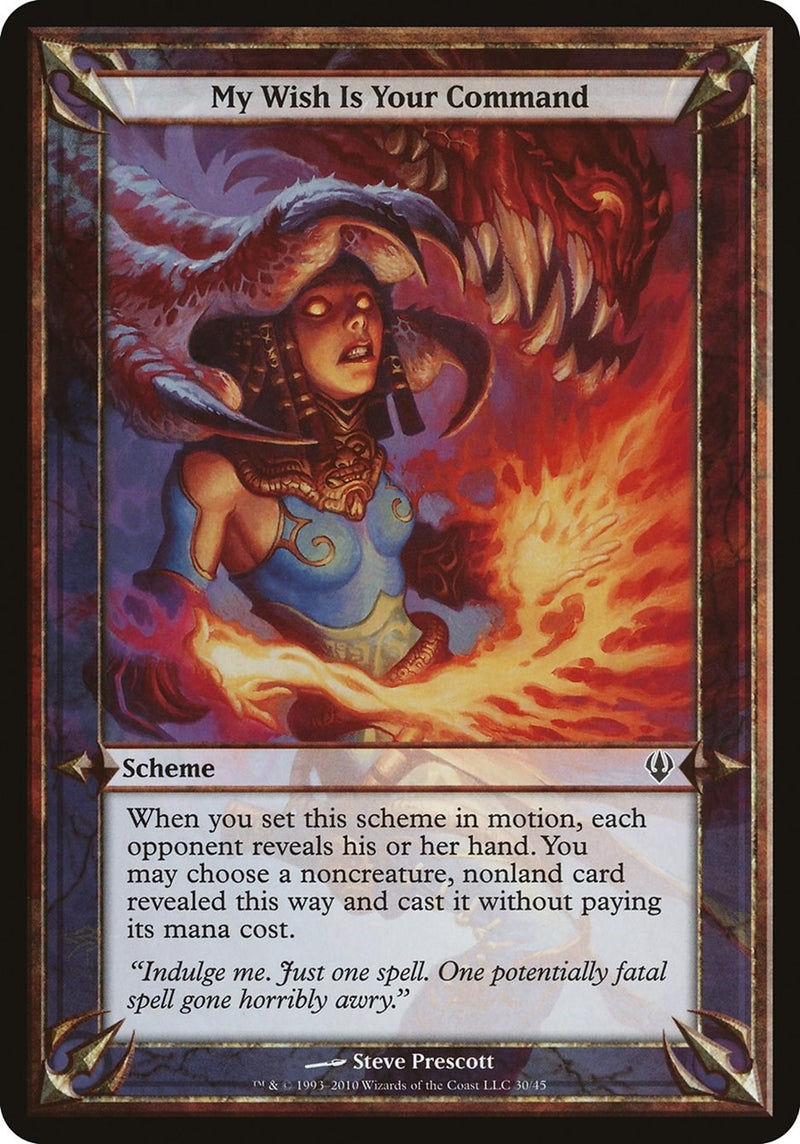 My Wish Is Your Command (Archenemy) (Oversize Cards)