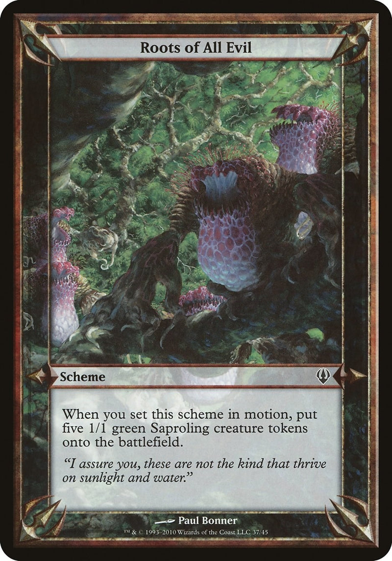 Roots of All Evil (Archenemy) (Oversize Cards)