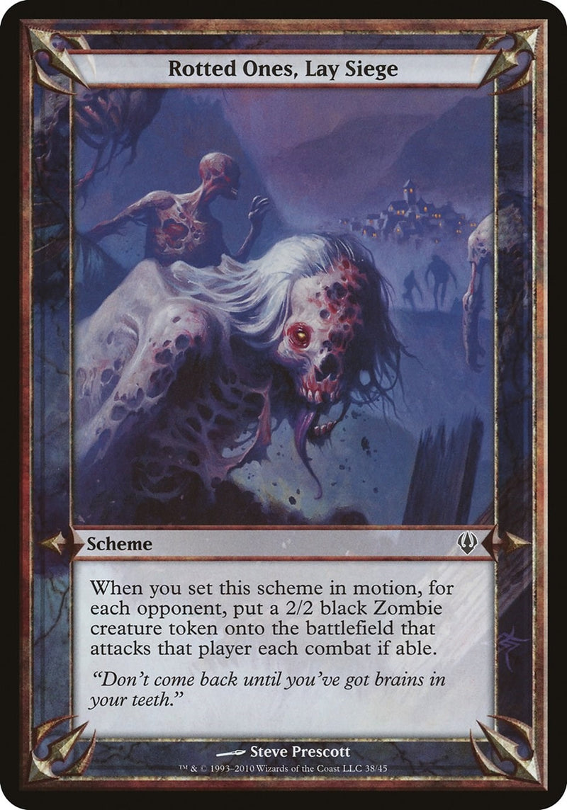 Rotted Ones, Lay Siege (Archenemy) (Oversize Cards)
