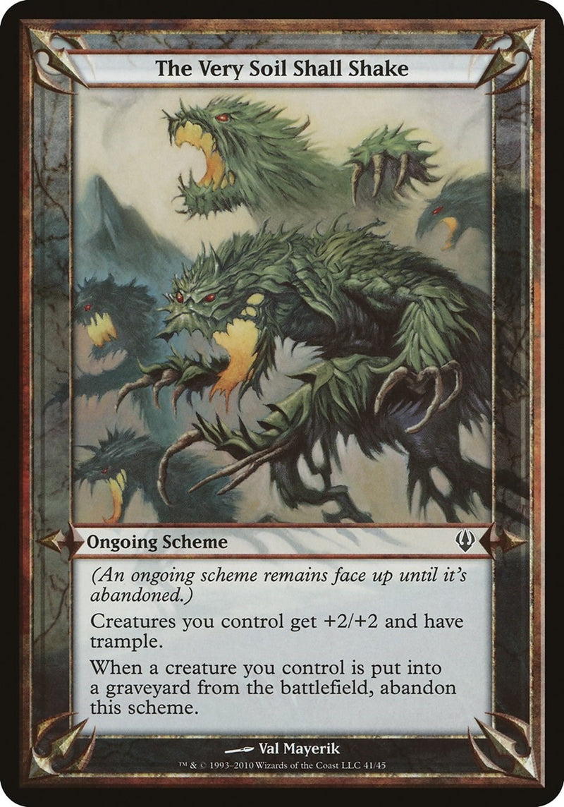 The Very Soil Shall Shake (Archenemy) (Oversize Cards)