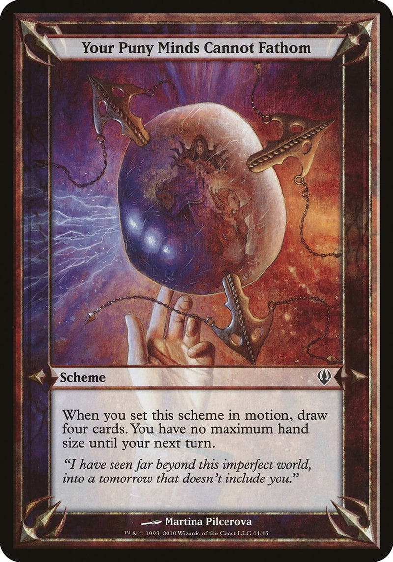 Your Puny Minds Cannot Fathom (Archenemy) (Oversize Cards)
