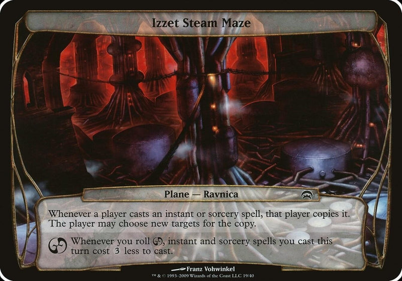 Izzet Steam Maze (Planechase) (Oversize Cards)
