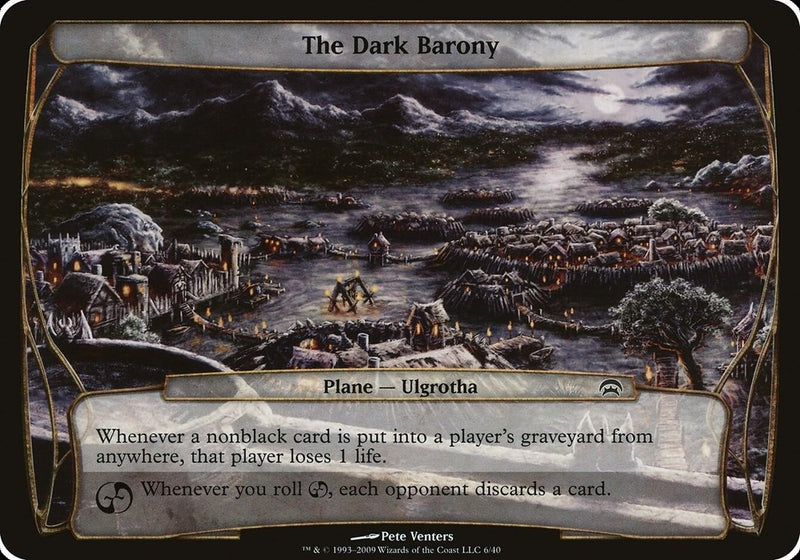 The Dark Barony (Planechase) (Oversize Cards)