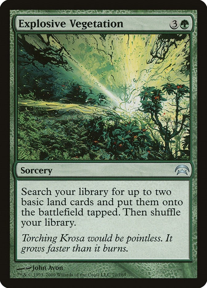 Explosive Vegetation (70) (Planechase)