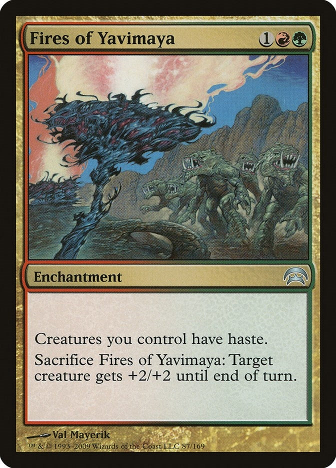 Fires of Yavimaya (87) (Planechase)
