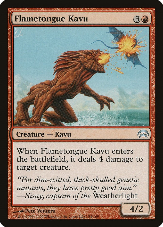 Flametongue Kavu (54) (Planechase)