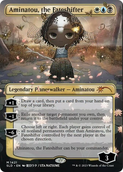 Aminatou, the Fateshifter (Rainbow Foil) (1421) (Secret Lair Drop Series)