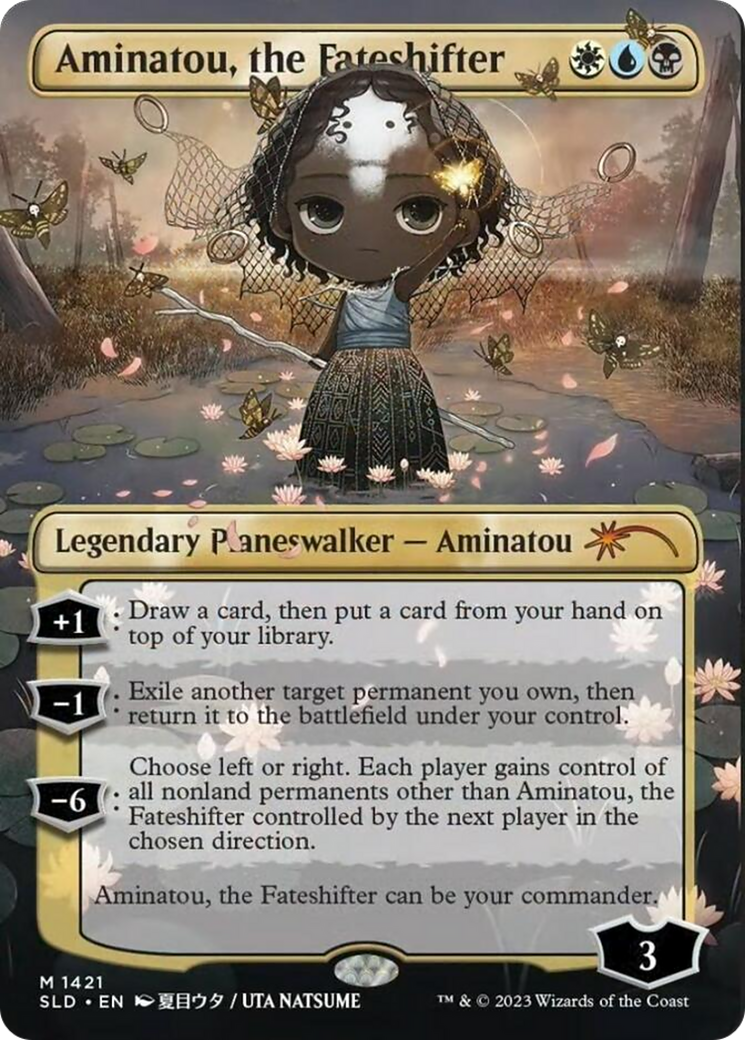 Aminatou, the Fateshifter (Rainbow Foil) (1421) (Secret Lair Drop Series)